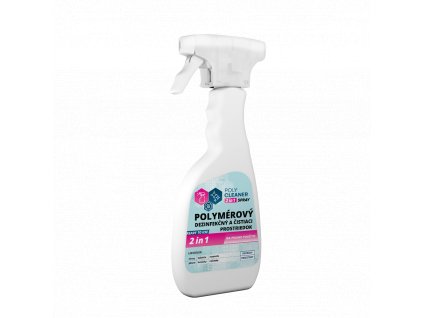 Univerzálny polymérový čistiaci a dezinfekčný prostriedok POLY CLEANER SPRAY 2in1 500ml - POLYMPT.SK