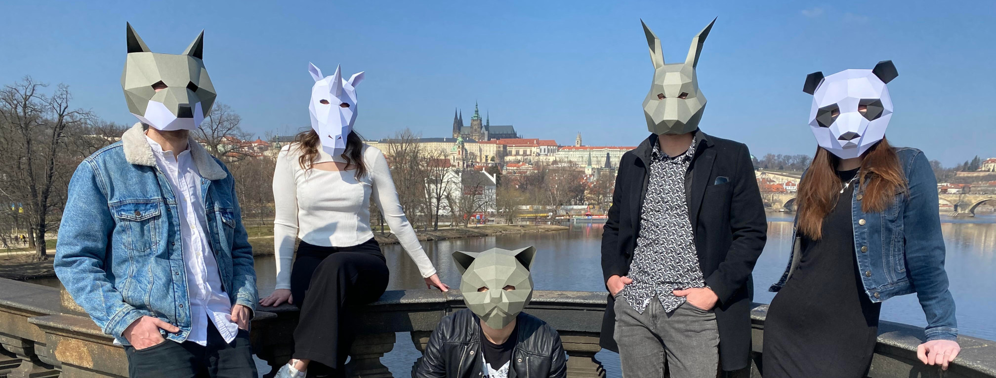 Papírové masky a skládačky Polypaper český výrobek Praha