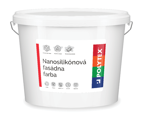 Nano-silikónová fasádna farba