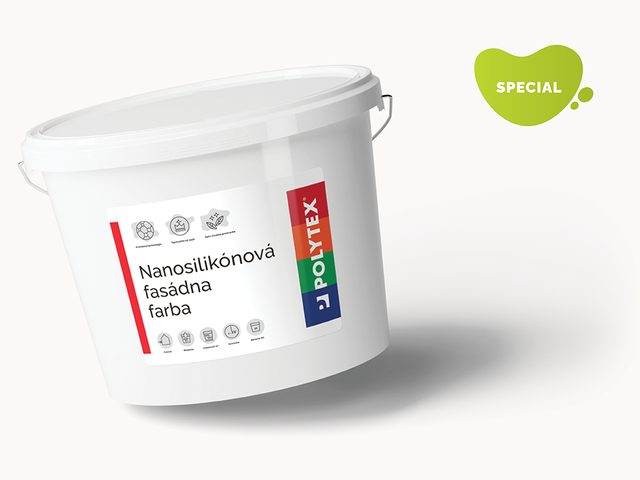 POLYTEX nanosilikónová fasádna farba