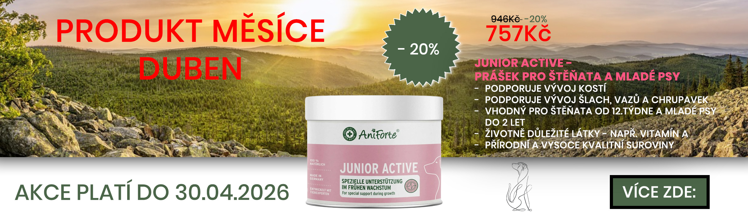 Produkt měsíce duben