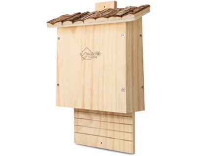 fledermauskasten mit rindendach