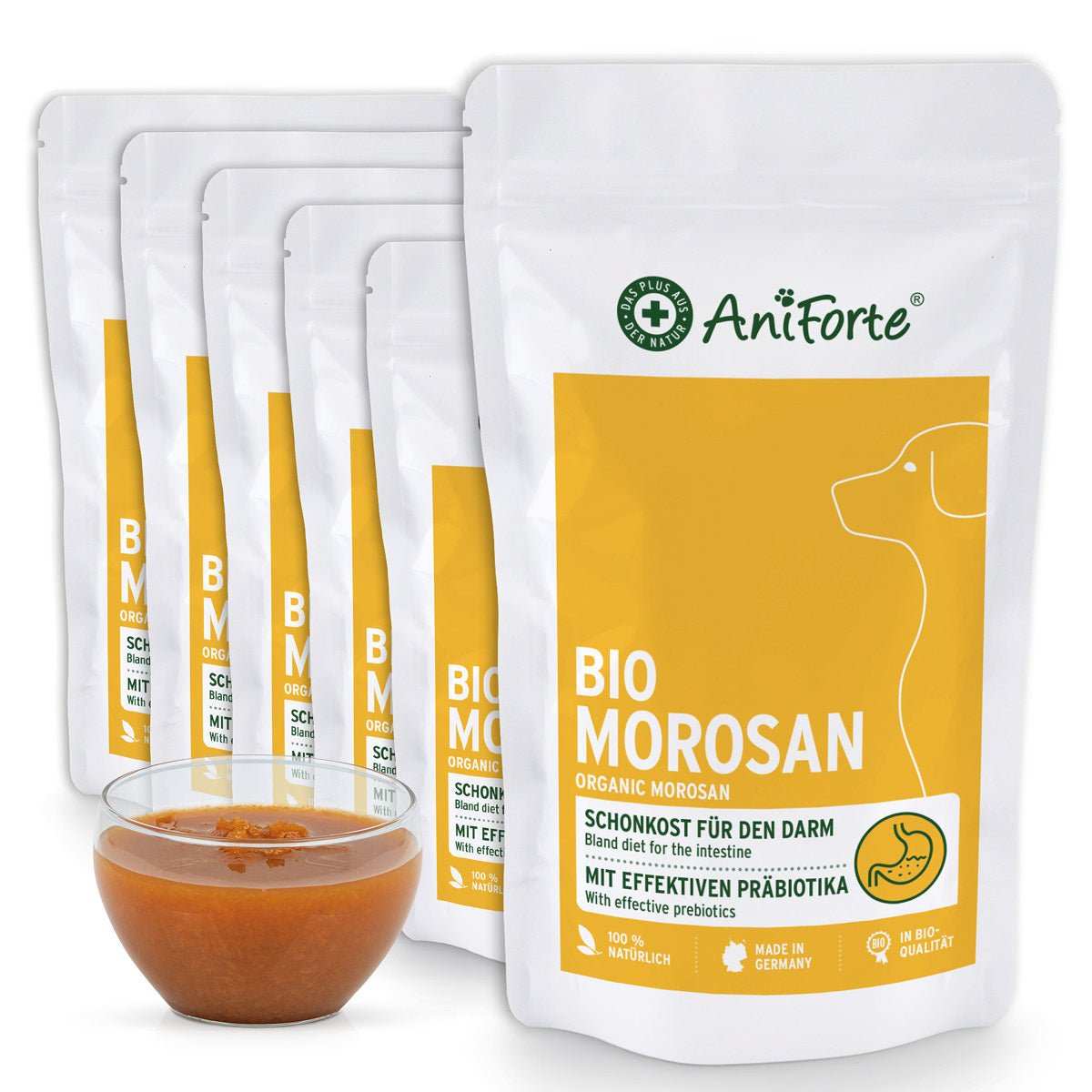 AniForte Bio Morosan - lehká dieta pro příznaky průjmu (6x po 100 g)