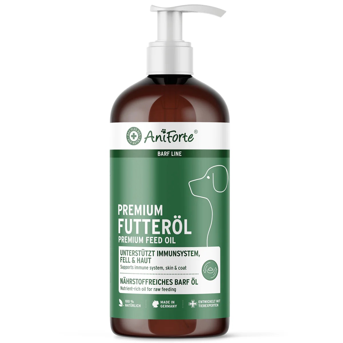 AniForte Prémiový olej AniForte® BARF-Line pro psy (250 ml - 1 litr) Objem: 1 litr