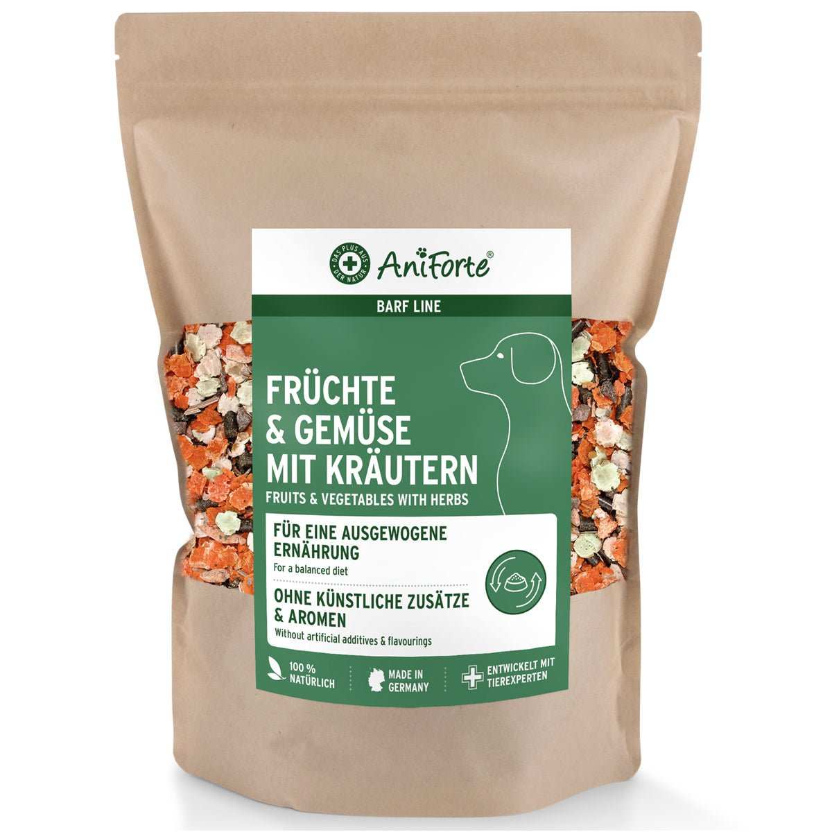 AniForte BARF vločky - Ovoce a zelenina s bylinkami (1 kg - 5 kg) Hmotnost: 1 kg AniForte BARF vločky - Ovoce a zelenina s bylinkami (1 kg - 5 kg) Hmotnost: 1 kg