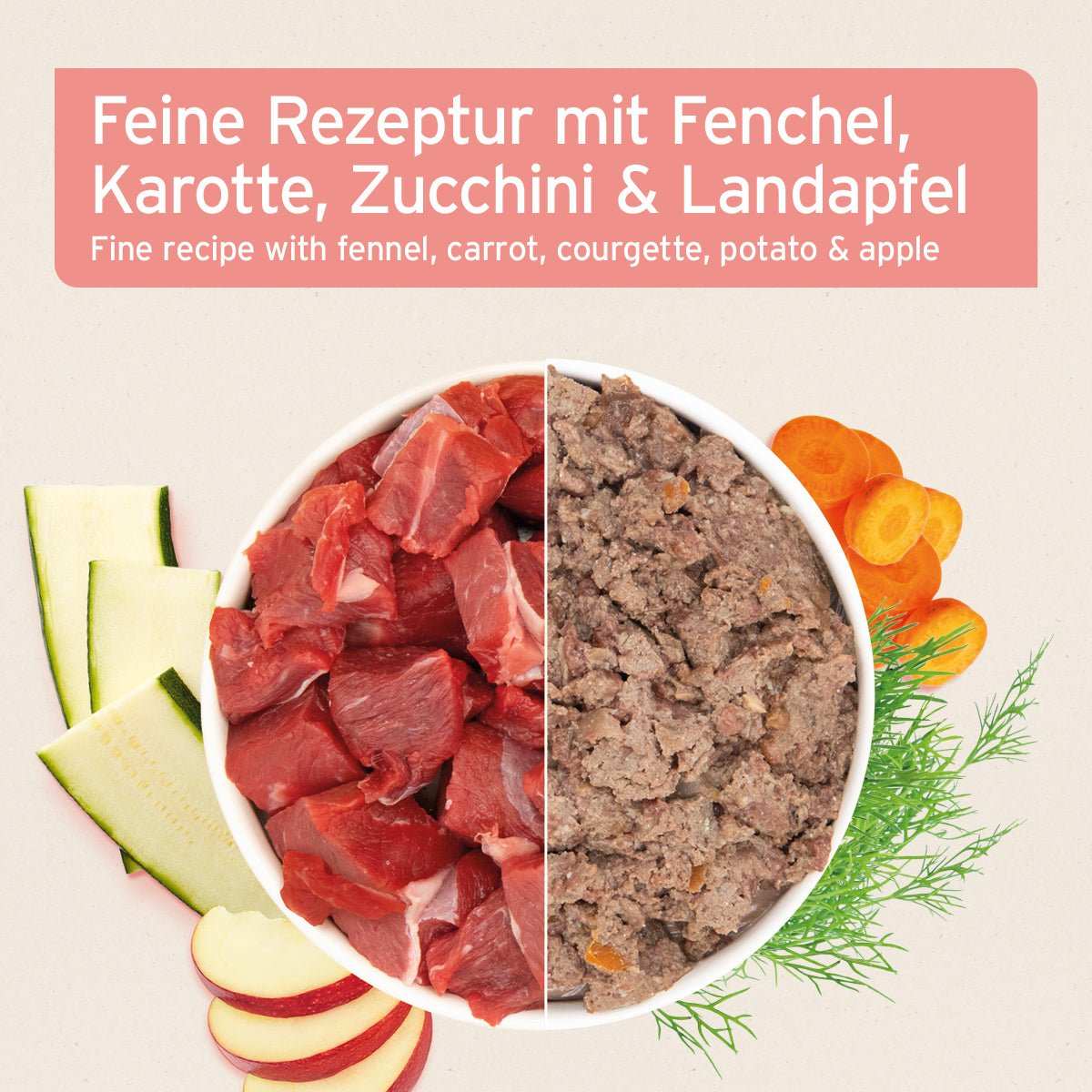 AniForte Mokré krmivo CountryBeef - hovězí maso s mrkví (400 g - 800 g) Počet a hmotnost: 1 x 400g