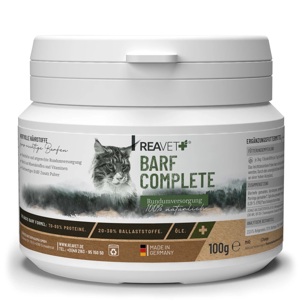 REAVET BARF Complete pro kočky (100 g)