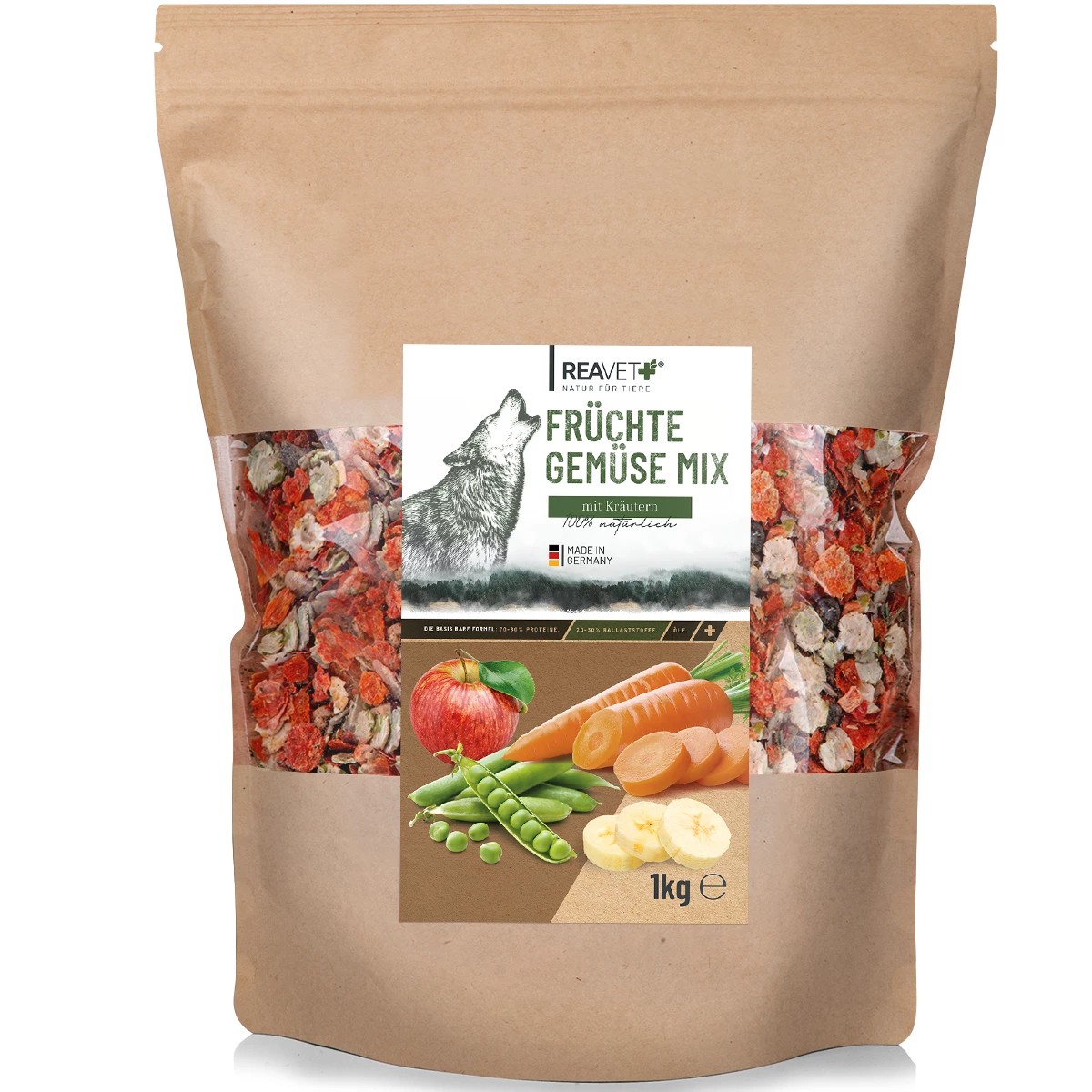 REAVET BARF vločky - Směs ovoce a zeleniny (1 kg - 3 kg) Hmotnost: 1 kg