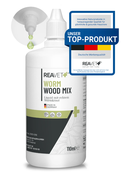 REAVET Tekutý pelyňkový mix s bylinkami pro psy a kočky (50 ml - 110 ml) Objem: 110 ml