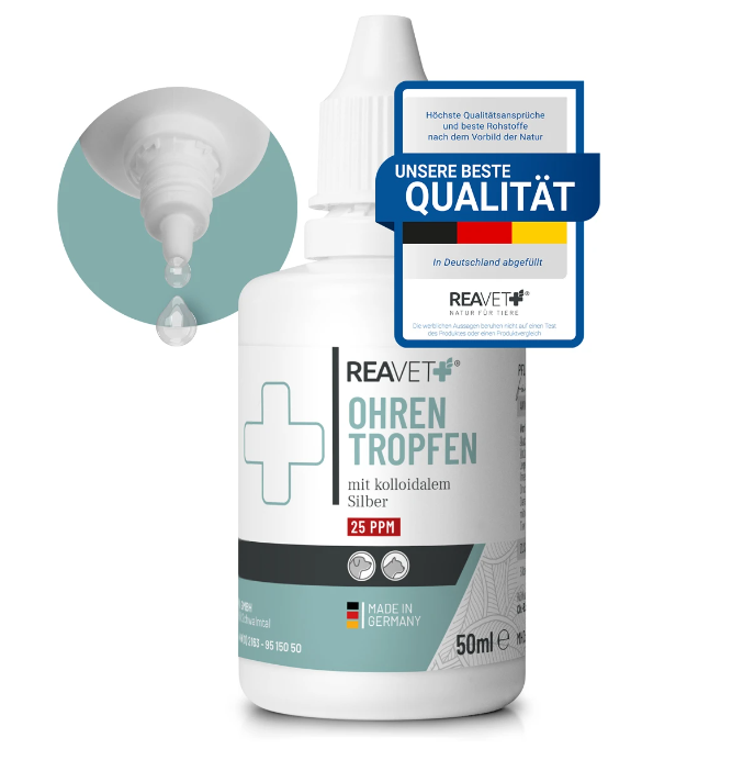 REAVET Ušní kapky pro čisté a zdravé uši (50 ml)