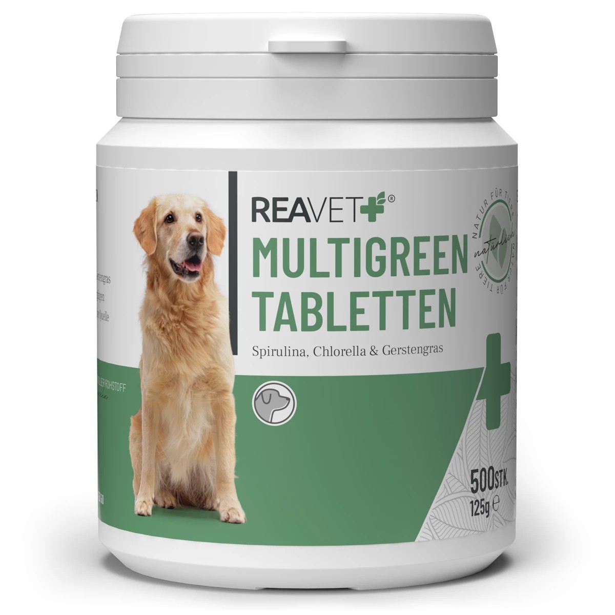 REAVET MultiGreen tablety s chlorellou a spirulinou (500 ks)
