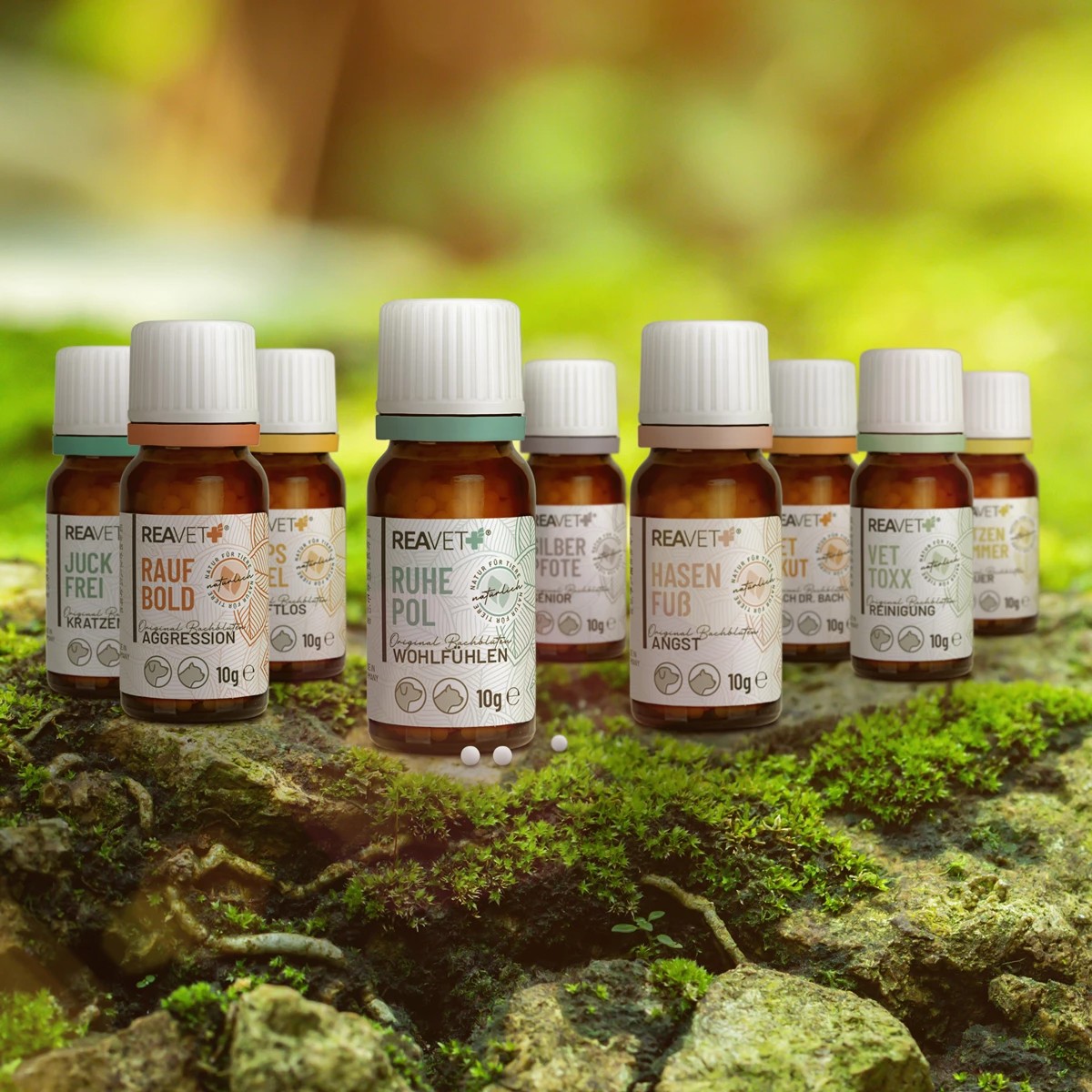 REAVET Bachovy esence na podporu detoxikace (10 g)