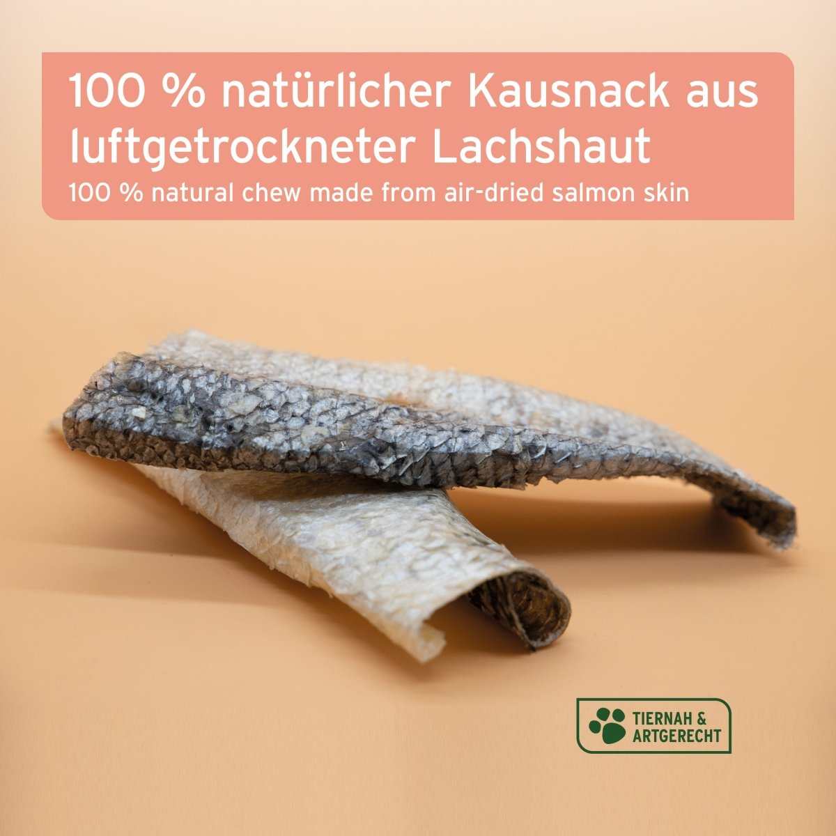 AniForte Kůže z lososa - kvalitní přírodní pamlsek (50 g)