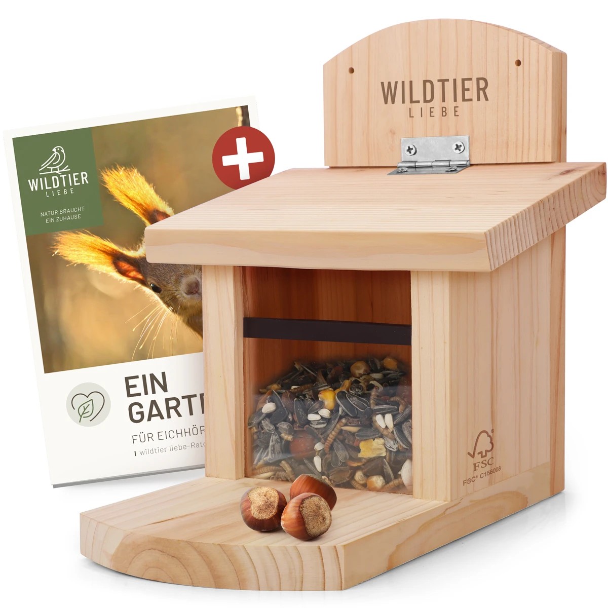 REAVET Krmítko pro veverky z přírodního masivního dřeva