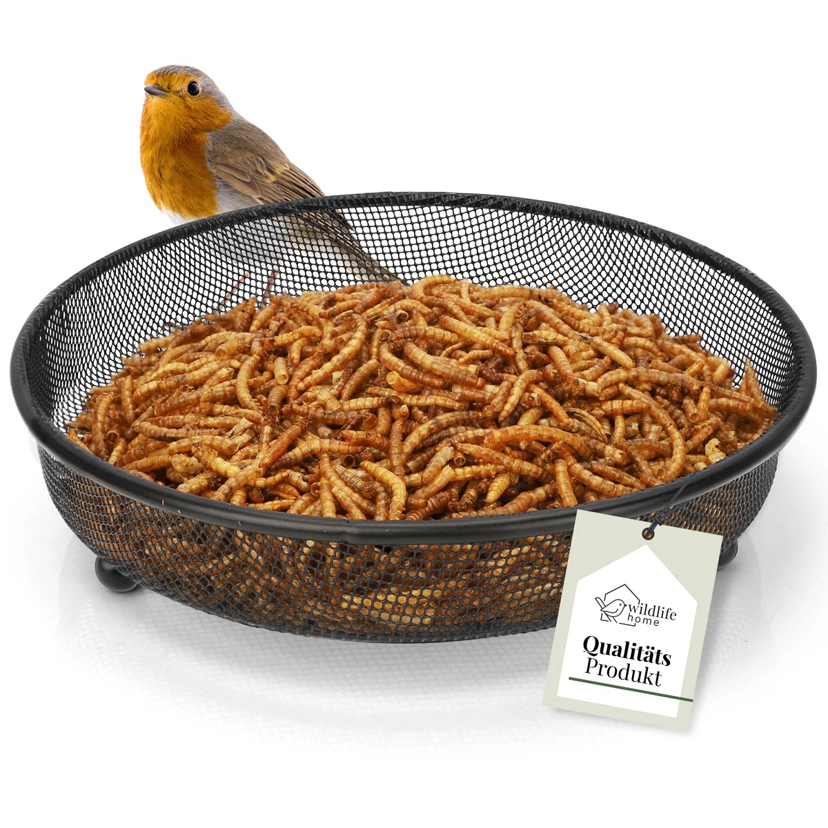 REAVET Pozemní stabilní krmítko pro kosy, červenky a další u země se krmící ptactvo