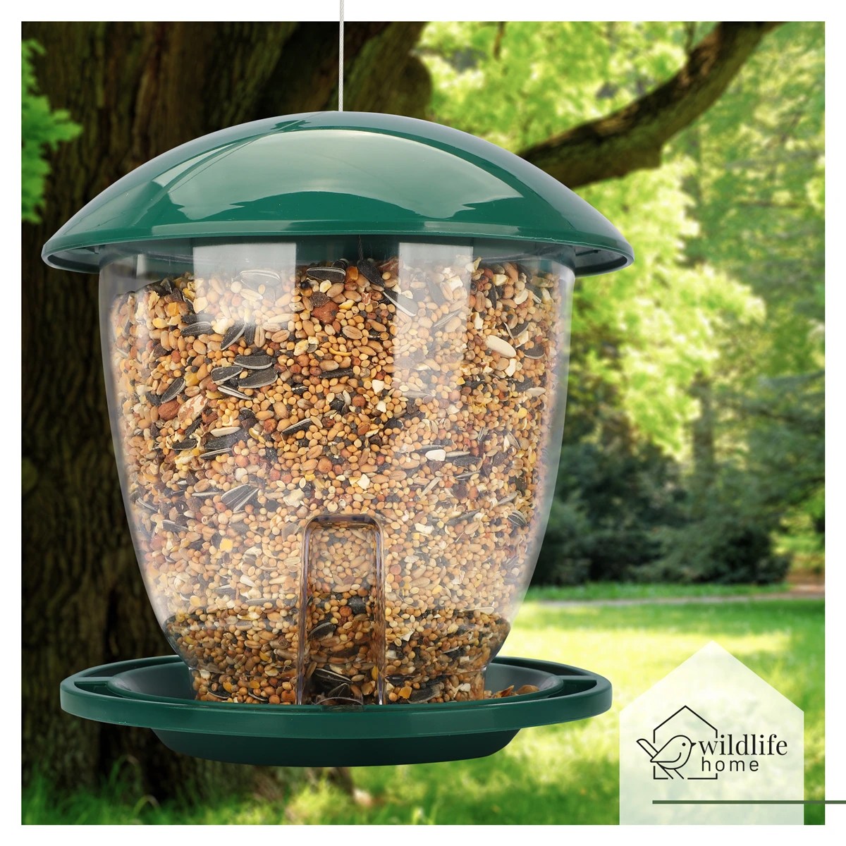 REAVET Objemné XL krmítko pro ptáky s širokým přibližovacím kroužkem