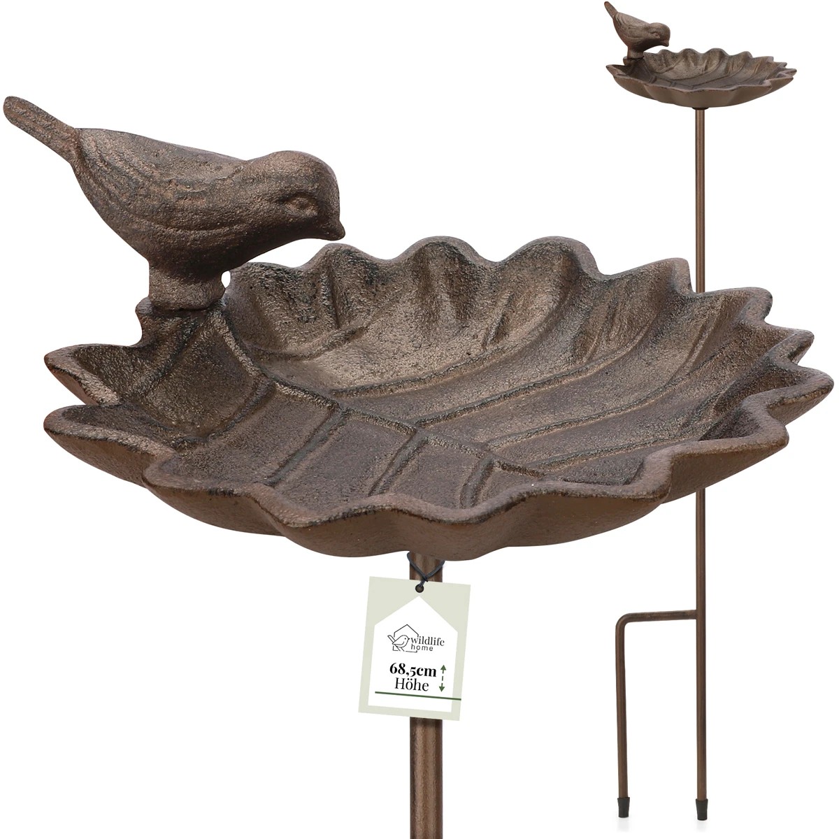 REAVET Ptačí koupel na tyči s žíznivým ptáčkem