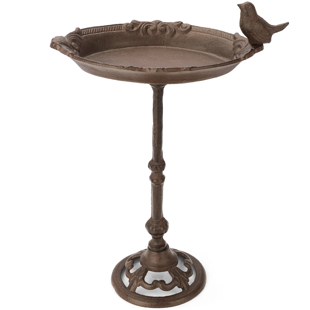 REAVET Stylová ptačí koupel s podstavcem a ozdobami