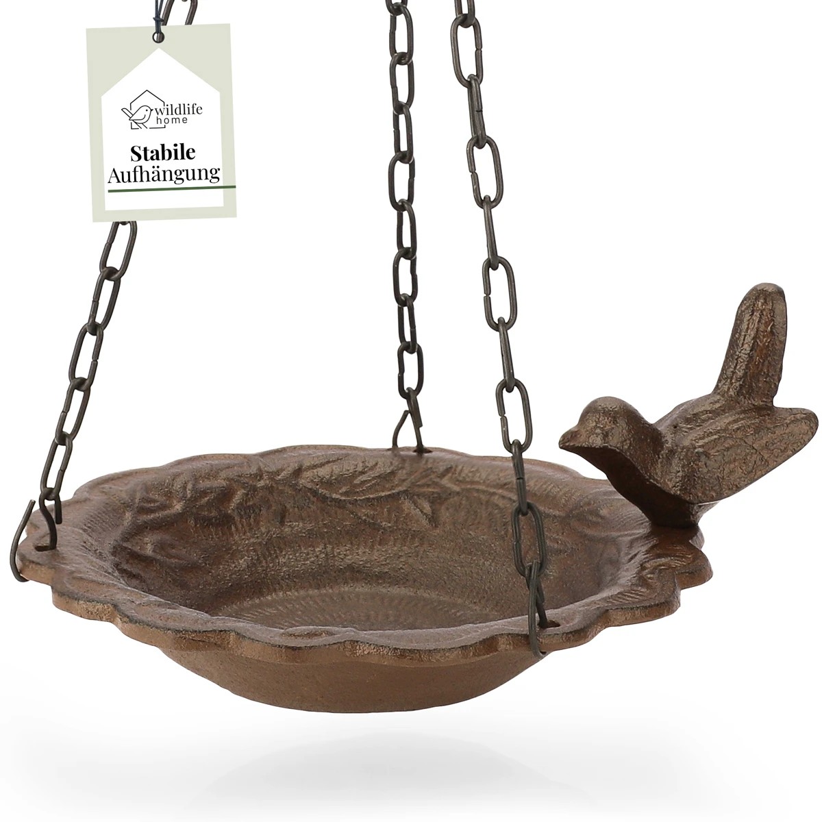 REAVET Závěsná ptačí koupel na třech pevných řetízcích