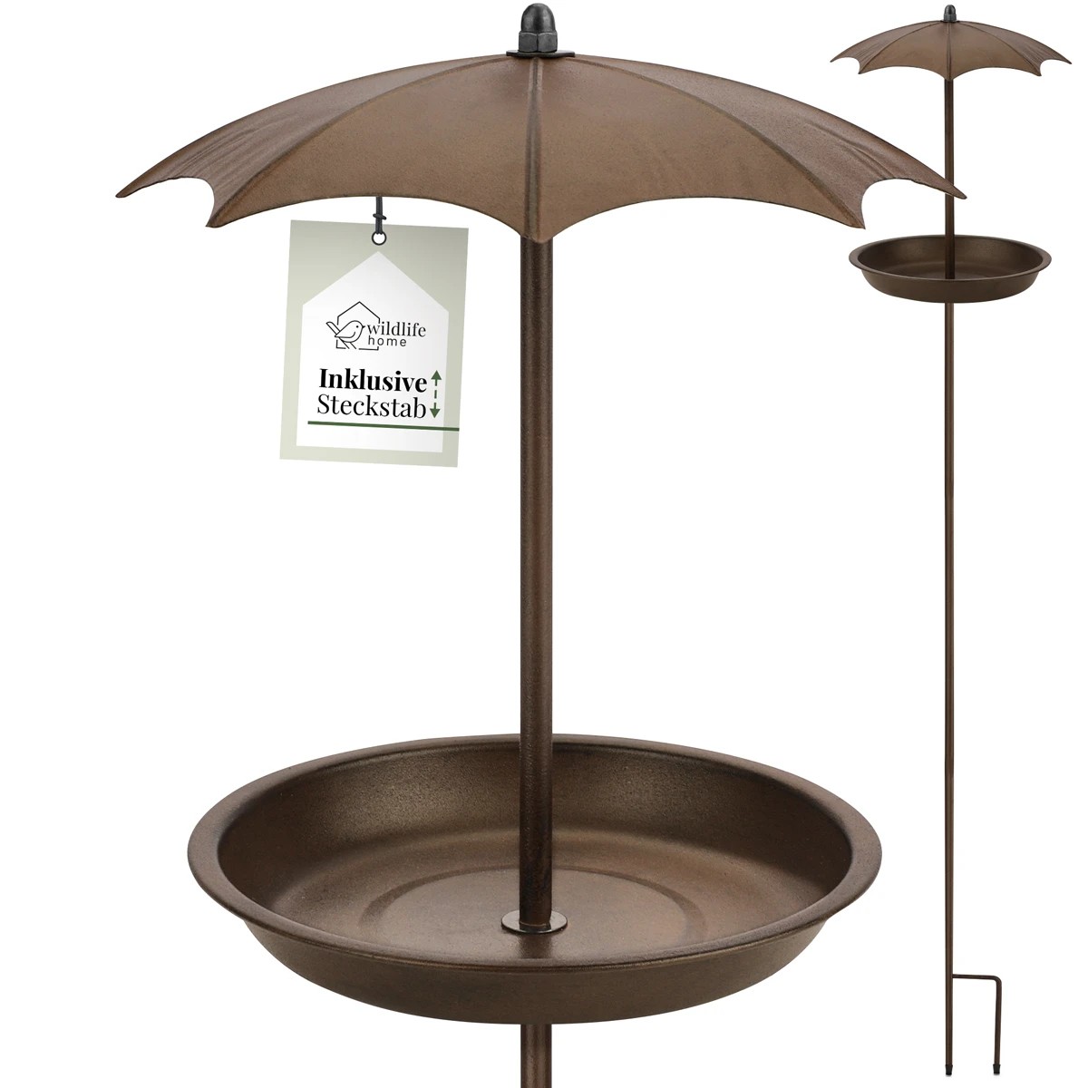 REAVET Koupel pro ptáčky "Deštník" na tyči