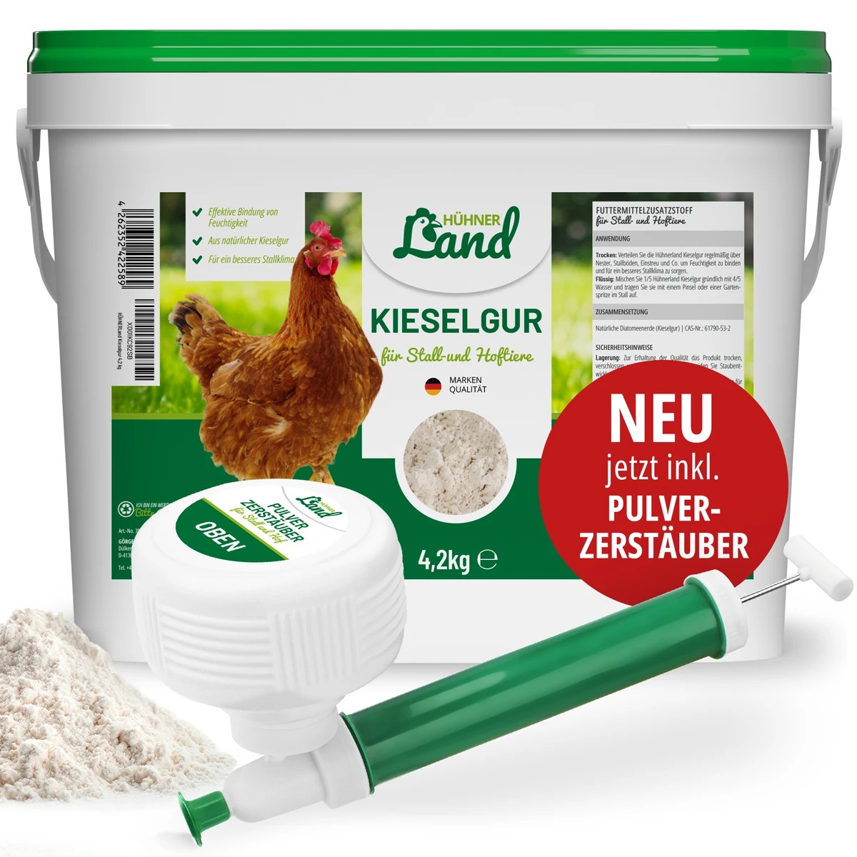 REAVET Přírodní křemelina (1 kg - 4,2 kg) Hmotnost: 4,2 kg