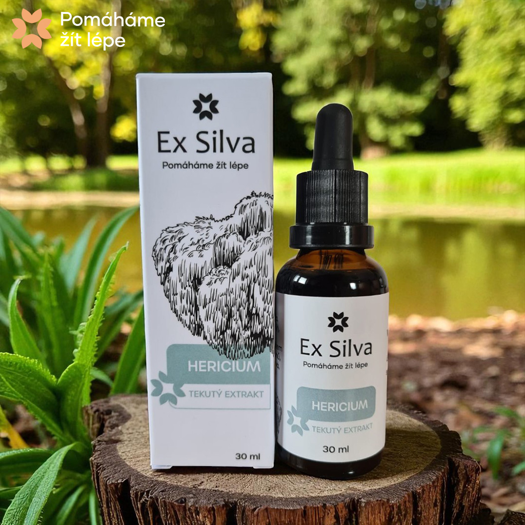Hericium Ex Silva - Přírodní výživa neuronů (30 ml) Hericium Ex Silva - Přírodní výživa neuronů (30 ml)