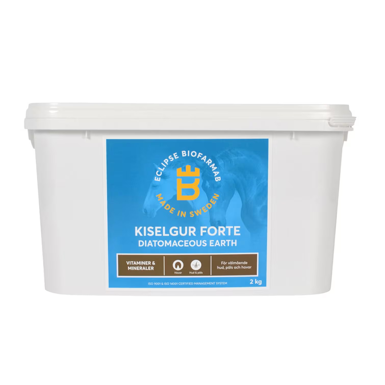 Eclipse Biofarmab Křemelina Forte - čistá síla pro srst, kopyta i klouby (500 g - 2 kg) Hmotnost: 2 kg