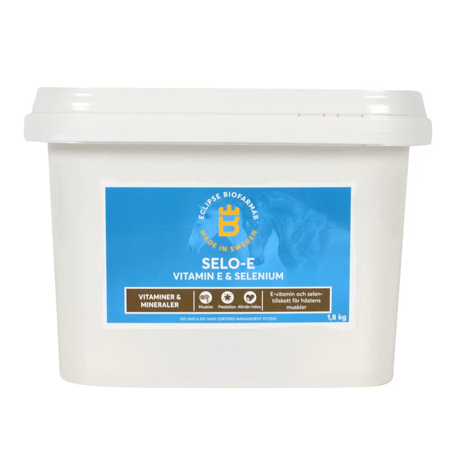 Eclipse Biofarmab Selo-E - síla organického selenu pro špičkovou kondici (900 g - 1,8 kg) Hmotnost: 1,8 kg
