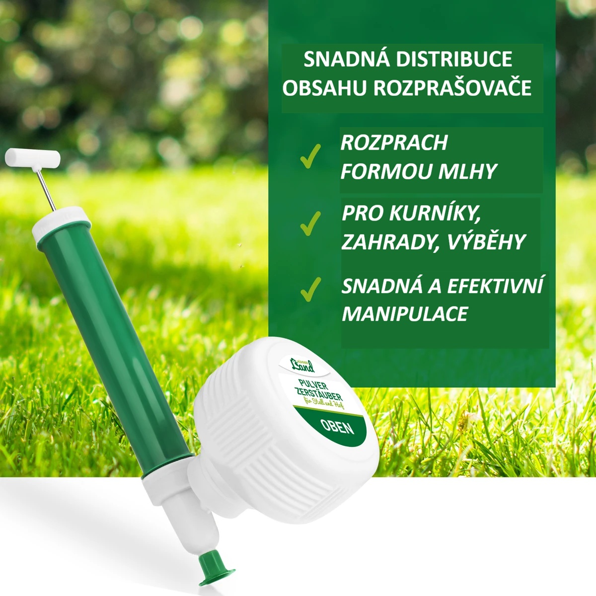 REAVET Rozprašovač prachu (prášku)