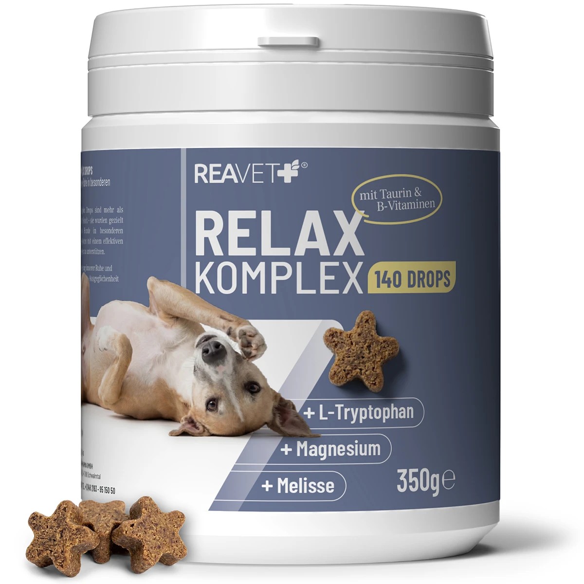 REAVET Funkční komplexní RELAX pamlsky (350g - 140 kusů)
