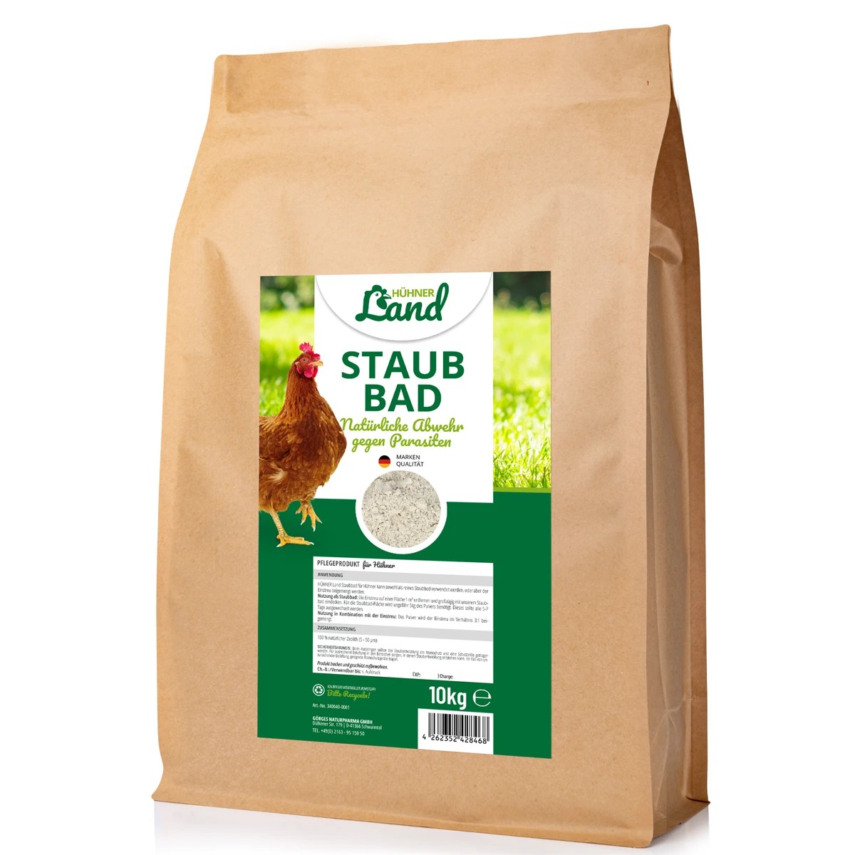 REAVET HÜHNER Land prachová koupel (10 kg)