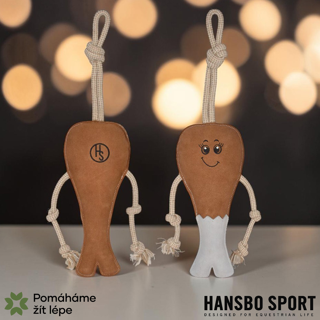 Hansbo Sports Hansbo Sport – Semišová hračka pro psy (BIČÍK)