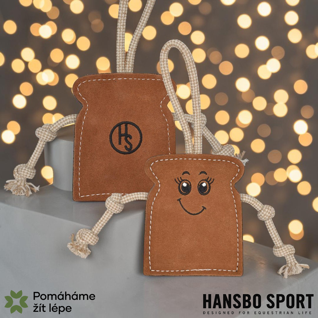 Hansbo Sports Hansbo Sport – Semišová hračka pro psy (TOAST)