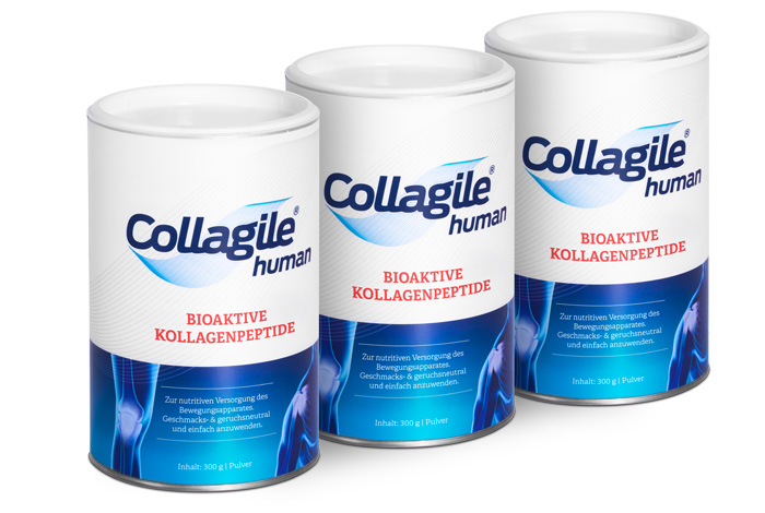 Collagile Collagile® human (300 g) - doplněk stravy Počet kusů: 3