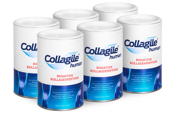 Collagile Collagile® human (300 g) - doplněk stravy Počet kusů: 6