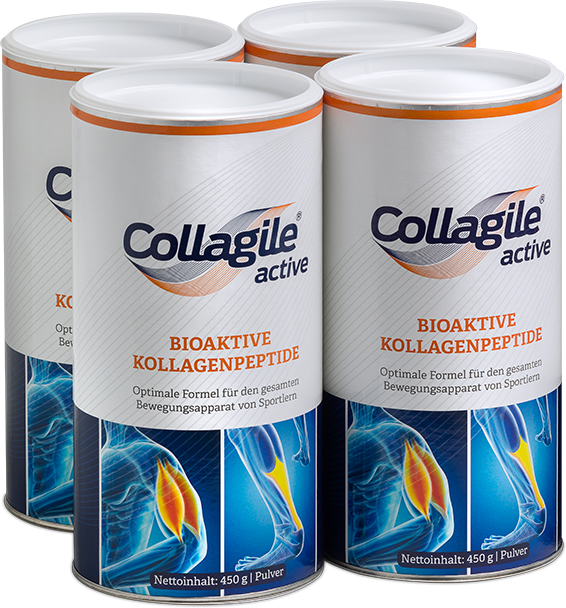 Collagile Collagile® active (450 g) - doplněk stravy Počet kusů: 4