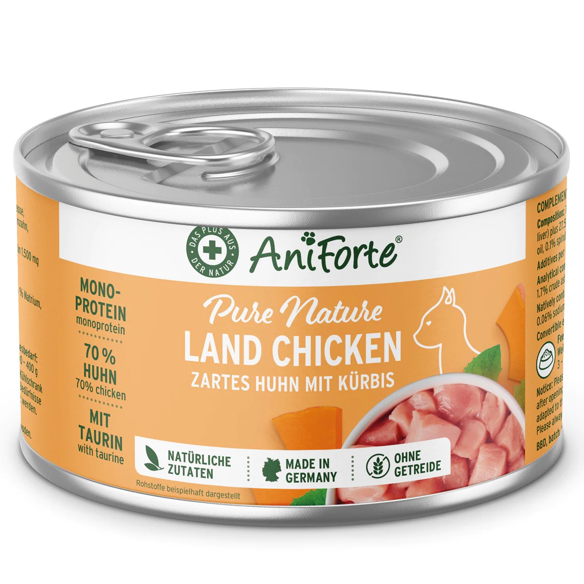 AniForte Mokré krmivo LandChicken – jemné kuře s dýní (200 g - 400 g) Počet a hmotnost: 1 x 200g