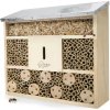 wildbienen villa mit metalldach