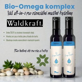 Bio-Omega komplex - Váš all-in-1 pro esenciální mastné kyseliny od firmy Waldkraft🌱 Směs ŠESTI za studena lisovaných...