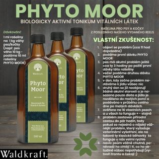 PHYTO MOOR - biologicky aktivní tonikum vitálních látek od firmy Waldkraft 🌱 Rašelina vás zaujala a z vašich reakcí je...