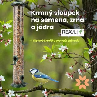 Někdy stačí málo, aby se zahrada stala místem, kam se život rád vrací 🐦. Krmný sloupek o výšce 52 cm nabízí ptákům klidné,...