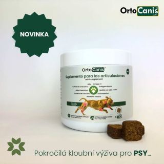 Nový výživový doplněk pro klouby - Pokročilá kloubní výživa pro psy od firmy OrtoCanis🐾. Dva roky vývoje, vědeckých studií...