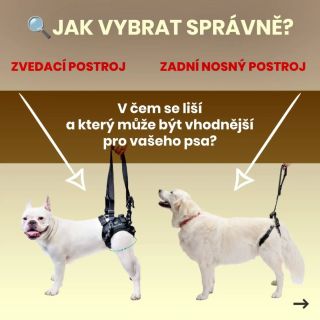 Zadní nosný postroj nebo zvedací postroj? Na první pohled mohou vypadat podobně, ale každý z nich nabízí trochu jiný...