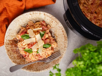 Těstoviny s fetou a rajčaty - recept