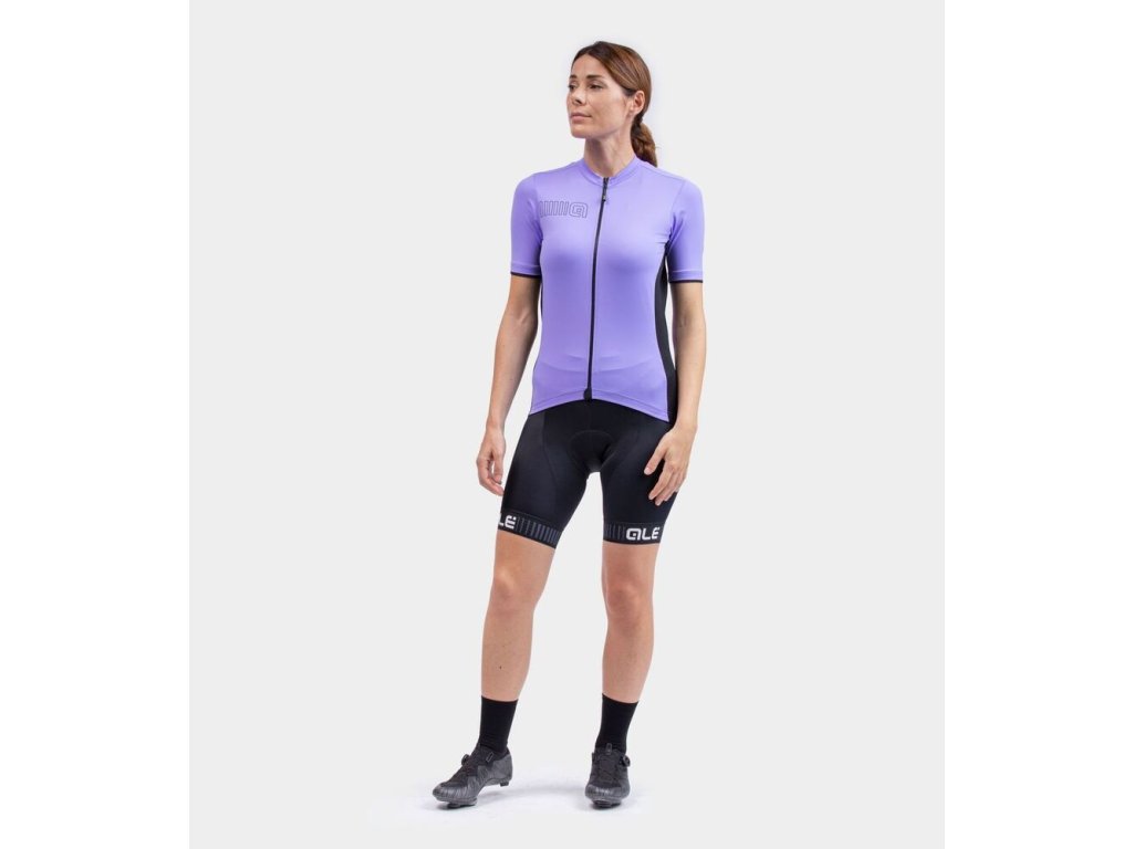 Letní cyklistický dres ALÉ dámský SOLID COLOR BLOCK (Velikost XXS)