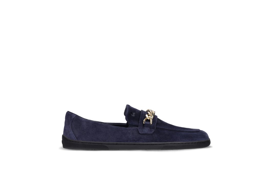 Barefoot mokasíny Be Lenka Prestage - Navy & Gold