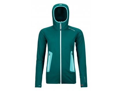 Dámský Fleece Ortovox W's Fleece Light Hoody - zelený