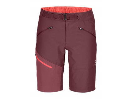 Dámské Kraťasy Ortovox W's Brenta Shorts - červené