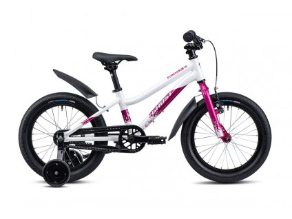 GHOST Powerkid 16 Pearl White/Candy Magenta (Velikost 16")