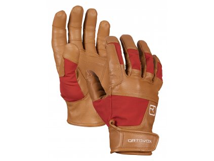Pánské  Rukavice Ortovox Mountain Guide Glove - hnědé (Velikost XXL, Barva hnědá)
